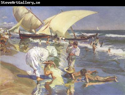 Joaquin Sorolla Beach of Valencia by Morning Light (nn02)